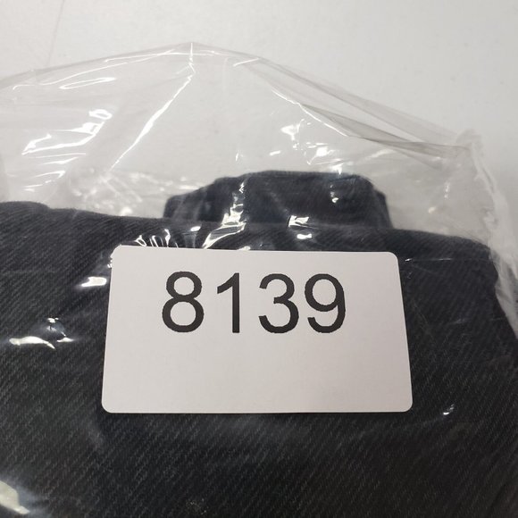 Re/Done Womens 70s Straight Jeans Size 30 High Rise Black 5 Pocket Denim Grunge - Picture 10 of 11